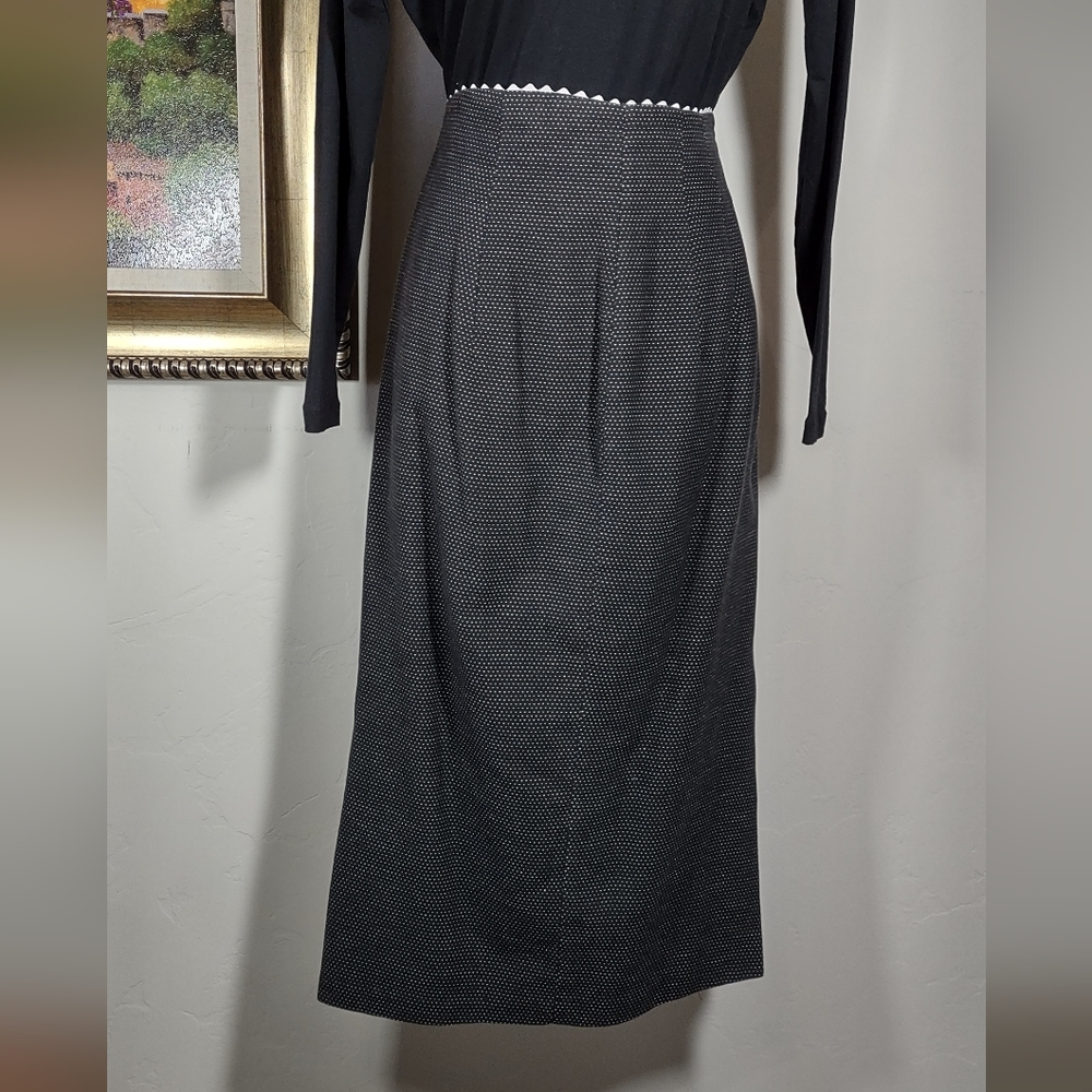 Cullinane Cotton Swiss Dot Skirt